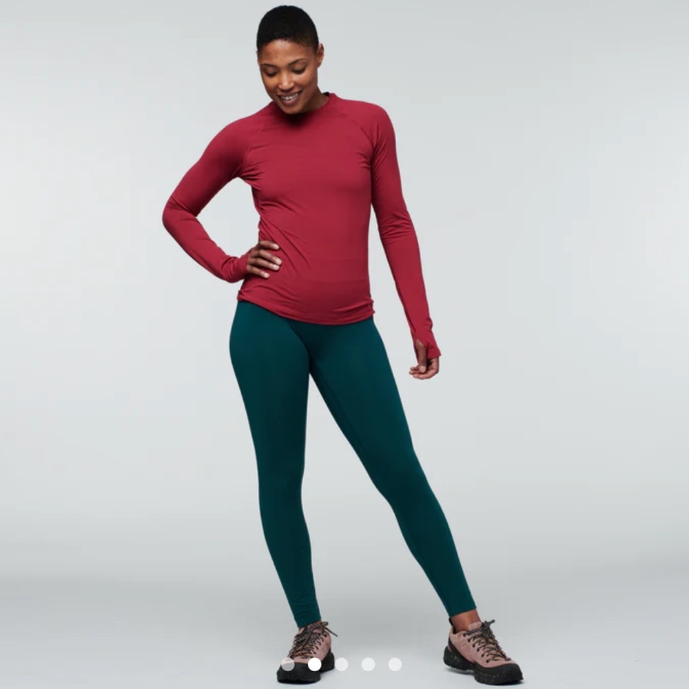 Green Cotopaxi Baselayer Leggings
